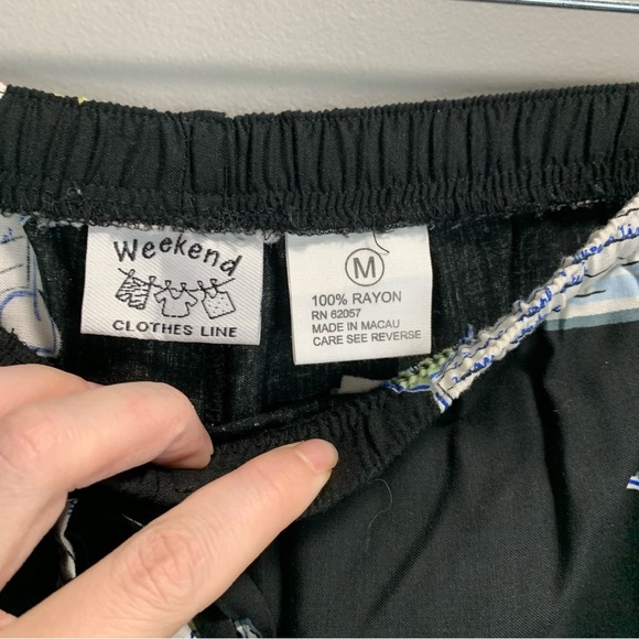 Vintage Weekend Clothes Line “Cocktail” 2 Piece Shirt and Pants Set - Picture 9 of 9